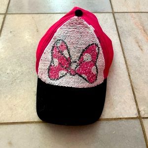 Toddler girls Minnie Mouse hat with changing picture